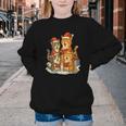 Cats Reading Books Christmas Tree Youth Crewneck Sweatshirt Cats Reading Books Christmas Tree Youth Crewneck Sweatshirt