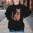 Cats Reading Books Librarian Library Readers Youth Crewneck Sweatshirt Cats Reading Books Librarian Library Readers Youth Crewneck Sweatshirt