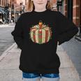 Christmas Book Ornament Lights Holiday Reading Lover Teacher Youth Crewneck Sweatshirt