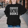 Coffee & Books Lover Coffee And Books Youth Crewneck Sweatshirt