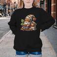 Coffee And Book Reading Accessories For Book Lovers Gnome Youth Crewneck Sweatshirt