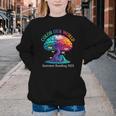 Color Our World Summer Reading 2025 Tree Book Lover Camping Youth Crewneck Sweatshirt Color Our World Summer Reading 2025 Tree Book Lover Camping Youth Crewneck Sweatshirt