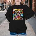 Comic Book Pop Art Modern Fun Youth Crewneck Sweatshirt