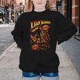 Comic Book Superhero Fall Season Leaf Blower Youth Crewneck Sweatshirt