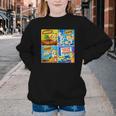 Comic Reader Comic Book Merch Vintage Reading Comic Books Youth Crewneck Sweatshirt Comic Reader Comic Book Merch Vintage Reading Comic Books Youth Crewneck Sweatshirt