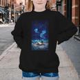 Cosmic Botanical Book Lover Reading Youth Crewneck Sweatshirt