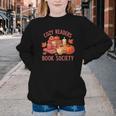Cozy Readers Book Society Teacher Reading Floral Pumpkin Tee Youth Crewneck Sweatshirt Cozy Readers Book Society Teacher Reading Floral Pumpkin Tee Youth Crewneck Sweatshirt