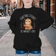 Crafting Stories Is What I Do Reading Writing Book Author Youth Crewneck Sweatshirt