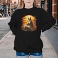 Cute Corgi Dog In Japanese Kimono With Book Men Women Girls Kids Youth Crewneck Sweatshirt