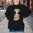 Cute Giraffe With Book Floral Bookworm Librarian Book Lover Youth Crewneck Sweatshirt Cute Giraffe With Book Floral Bookworm Librarian Book Lover Youth Crewneck Sweatshirt