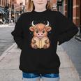 Cute Highland Cow Reading Book Youth Crewneck Sweatshirt Cute Highland Cow Reading Book Youth Crewneck Sweatshirt