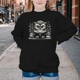 Cute Owl Reading Book Graphic Art Youth Crewneck Sweatshirt