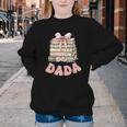 Dada Book First Chapter Birthday Family Matching Party Youth Crewneck Sweatshirt