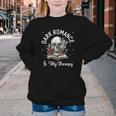 Dark Romance Is My Therapy Book Lover Merch Trigger Warning Youth Crewneck Sweatshirt Dark Romance Is My Therapy Book Lover Merch Trigger Warning Youth Crewneck Sweatshirt