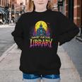 Death Gothic Support Your Local Library Lovers Book Youth Crewneck Sweatshirt