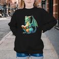Dragon With Book Youth Crewneck Sweatshirt