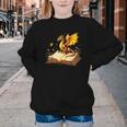 Dragon Fantasy Book Lover Bookish Reader Bookworm Wildflower Youth Crewneck Sweatshirt Dragon Fantasy Book Lover Bookish Reader Bookworm Wildflower Youth Crewneck Sweatshirt