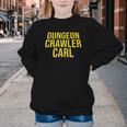 Dungeon Crawler Carl Yellow Text Logo LitRPG Series Book Youth Crewneck Sweatshirt Dungeon Crawler Carl Yellow Text Logo LitRPG Series Book Youth Crewneck Sweatshirt
