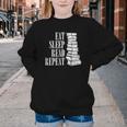 Eat Sleep Read Repeat Reading Book Librarian Men Women Kids Youth Crewneck Sweatshirt Eat Sleep Read Repeat Reading Book Librarian Men Women Kids Youth Crewneck Sweatshirt