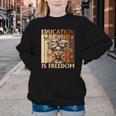 Education Is Freedom Teacher Books Black History Women Youth Crewneck Sweatshirt Education Is Freedom Teacher Books Black History Women Youth Crewneck Sweatshirt