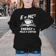 EMC2 Energy Milk x Coffee Science Book Math Lover Youth Crewneck Sweatshirt