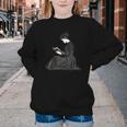 Emily Dickinson Reading A Book Youth Crewneck Sweatshirt