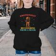 Emotionally Recovering From A Book Frog Youth Crewneck Sweatshirt