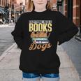 Everything I Need Is Books & Dogs Reader Book Read Reading Youth Crewneck Sweatshirt Everything I Need Is Books & Dogs Reader Book Read Reading Youth Crewneck Sweatshirt