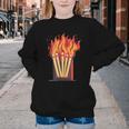 Flames And Lighter Costume For Matchbook Lovers Youth Crewneck Sweatshirt