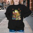 Frog & Toad Fishing Vintage Classic Book Frog Reading Book Youth Crewneck Sweatshirt Frog & Toad Fishing Vintage Classic Book Frog Reading Book Youth Crewneck Sweatshirt