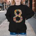 Fun 8th Birthday Books Themed 8 Years Old Boys Kids Girls Youth Crewneck Sweatshirt Fun 8th Birthday Books Themed 8 Years Old Boys Kids Girls Youth Crewneck Sweatshirt
