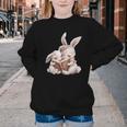 Funny Book Reading Quote For Women And Girls Rabbits Youth Crewneck Sweatshirt
