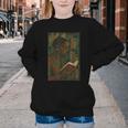 Geometric History Educated Women Teacher Book Melanin Youth Crewneck Sweatshirt