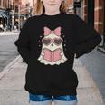 Ghost Reading Book Halloween Cat Lover Youth Crewneck Sweatshirt Ghost Reading Book Halloween Cat Lover Youth Crewneck Sweatshirt