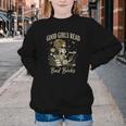 Good Girls Read Bad Books Vintage Skeleton Reader Youth Crewneck Sweatshirt Good Girls Read Bad Books Vintage Skeleton Reader Youth Crewneck Sweatshirt