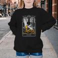 Gothic Book Lover Skeleton Youth Crewneck Sweatshirt