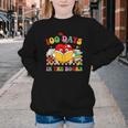 Groovy 100 Days In The Books Reading 100th Day Of School Youth Crewneck Sweatshirt