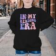 Groovy In My Reading Era Book Lovers Book Reader Youth Crewneck Sweatshirt