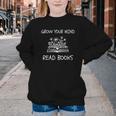 Grow Your Mind Read Books Tee Fun Book Lover Reading Outfit Youth Crewneck Sweatshirt