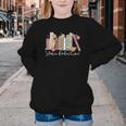 Harm Reduction Floral Book Overdose Awareness Nurse Youth Crewneck Sweatshirt