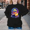 Humor Rubber Duck Reading Book Youth Crewneck Sweatshirt Humor Rubber Duck Reading Book Youth Crewneck Sweatshirt