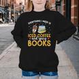 Iced Coffee And Spicy Books Iced Coffee Lover Cold Brew Youth Crewneck Sweatshirt