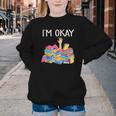 I'm Okay Book Reader Book Nerd Book Reading Lover Youth Crewneck Sweatshirt I'm Okay Book Reader Book Nerd Book Reading Lover Youth Crewneck Sweatshirt