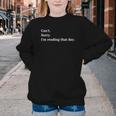 I'm Reading That Day For Book Lovers And Readers Youth Crewneck Sweatshirt