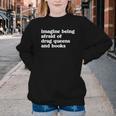 Imagine Being Afraid Of Drag Queens And Books Classic Youth Crewneck Sweatshirt