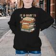 Its Okay Not To Be Okay Mental Health Awareness Floral Books Youth Crewneck Sweatshirt