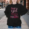 JUST A GIRL WHO LOVES BOOKS LIBRARIAN BOOK LOVERS BOOKWORM Youth Crewneck Sweatshirt JUST A GIRL WHO LOVES BOOKS LIBRARIAN BOOK LOVERS BOOKWORM Youth Crewneck Sweatshirt