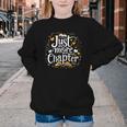 Just One More Chapter Bookish Book Reading Lover Heart Youth Crewneck Sweatshirt