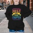 JUST ONE MORE CHAPTER Fun Reading Book Lover Youth Crewneck Sweatshirt