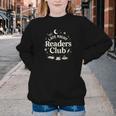 Late Night Readers Club Moon & Stars Book Lover Youth Crewneck Sweatshirt